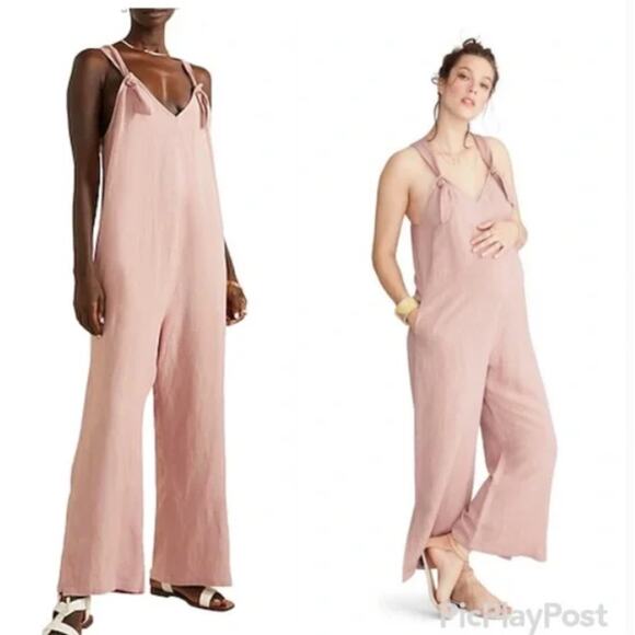 Hatch The Noa Jumper Dune Linen Womens Maternity 3 Large New - Picture 1 of 16